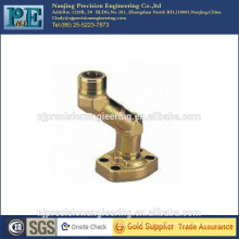 Gold plating steel flange mounting elbow joint pipe